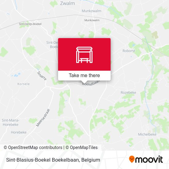 Sint-Blasius-Boekel Boekelbaan map