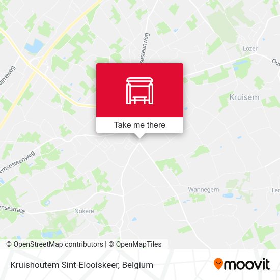 Kruishoutem Sint-Elooiskeer map