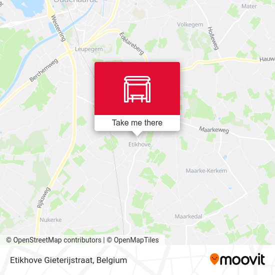 Etikhove Gieterijstraat map