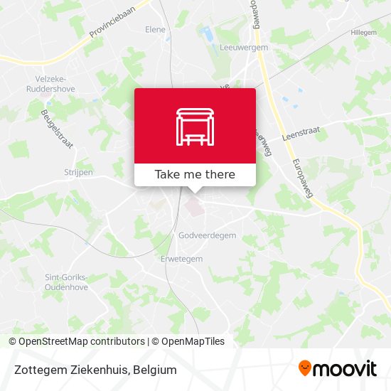 Zottegem Ziekenhuis map