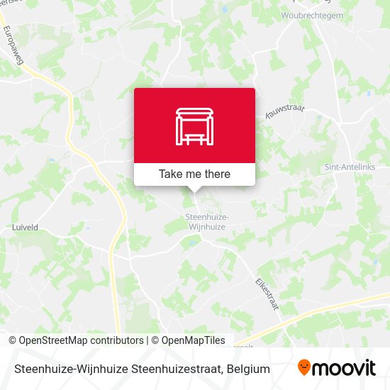 Steenhuize-Wijnhuize Steenhuizestraat plan