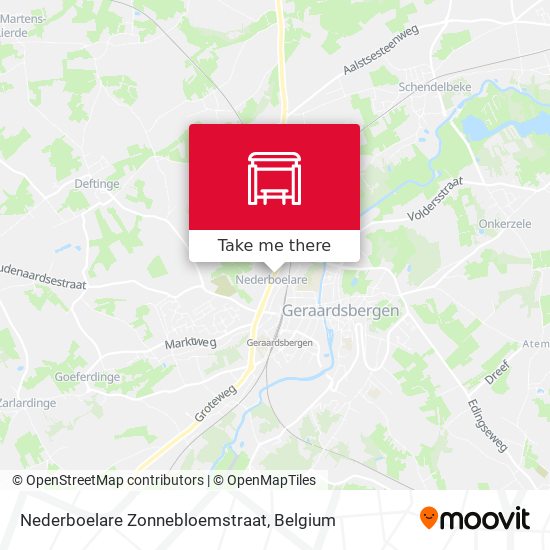Nederboelare Zonnebloemstraat map