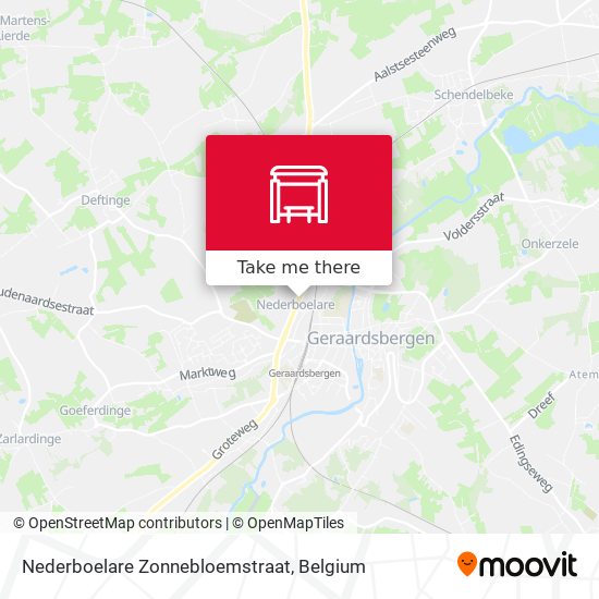 Nederboelare Zonnebloemstraat plan