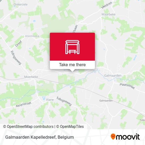 Galmaarden Kapelledreef map