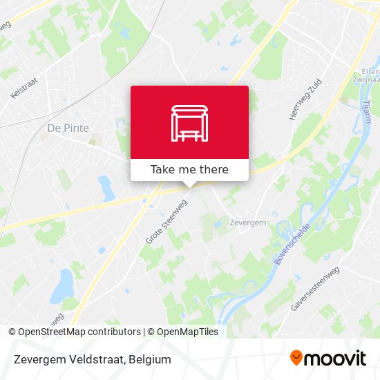 Zevergem Veldstraat plan