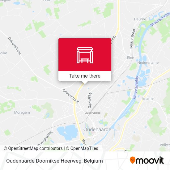 Oudenaarde Doornikse Heerweg map
