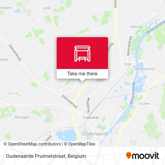Oudenaarde Pruimelstraat map