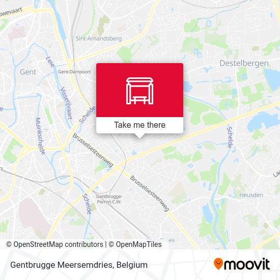 Gentbrugge Meersemdries map