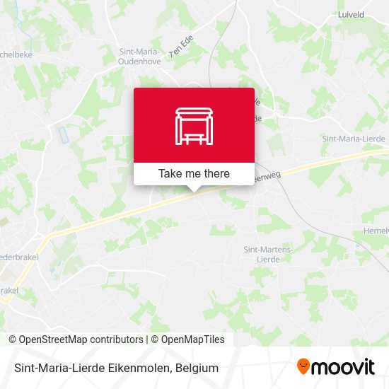 Sint-Maria-Lierde Eikenmolen map