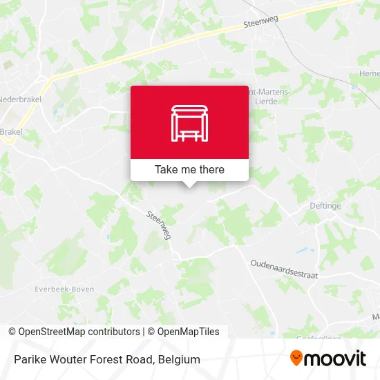 Parike Wouter Forest Road map