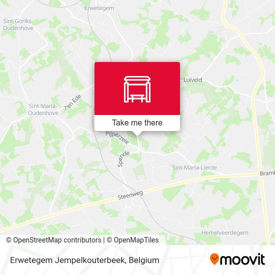 Erwetegem Jempelkouterbeek map