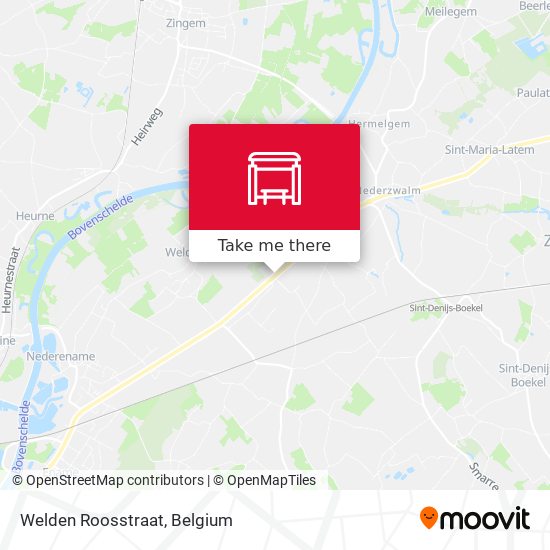 Welden Roosstraat map