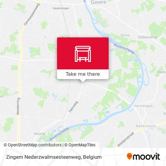 Zingem Nederzwalmsesteenweg plan