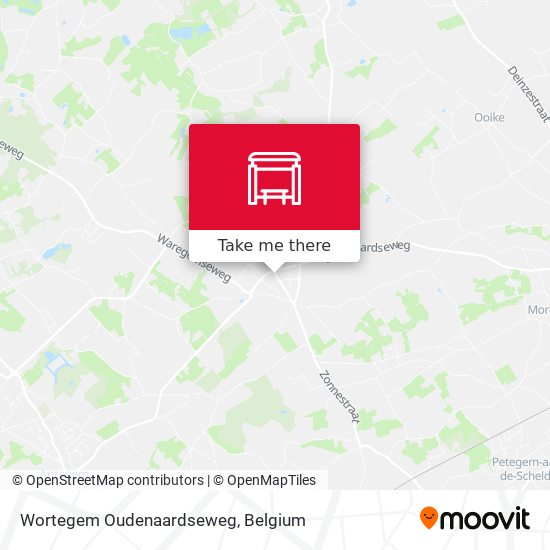 Wortegem Oudenaardseweg plan