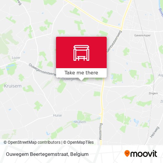 Ouwegem Beertegemstraat map