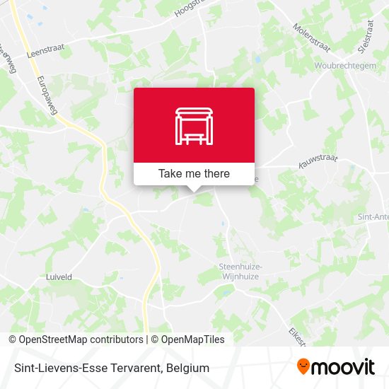 Sint-Lievens-Esse Tervarent plan