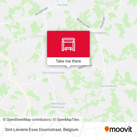 Sint-Lievens-Esse Doornstraat plan