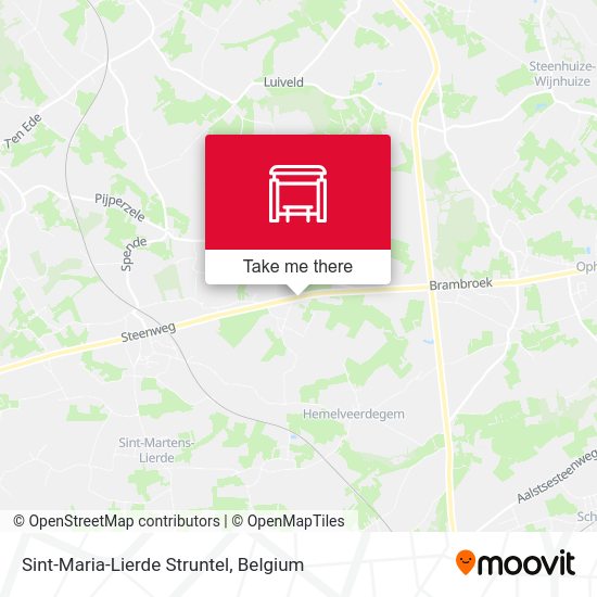 Sint-Maria-Lierde Struntel map
