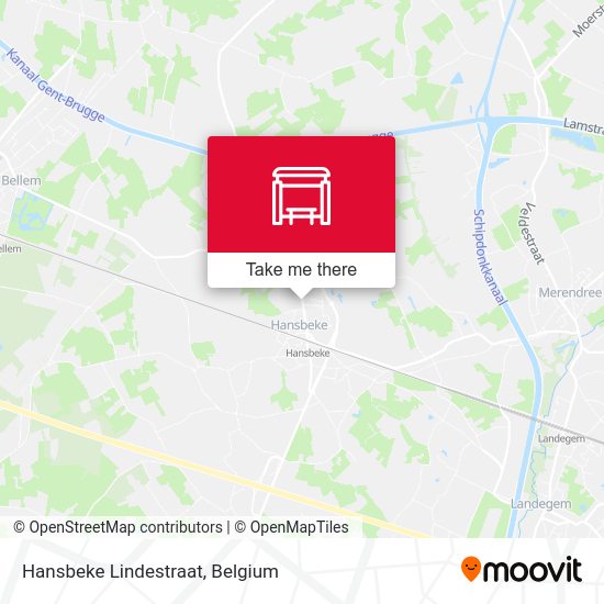 Hansbeke Lindestraat plan