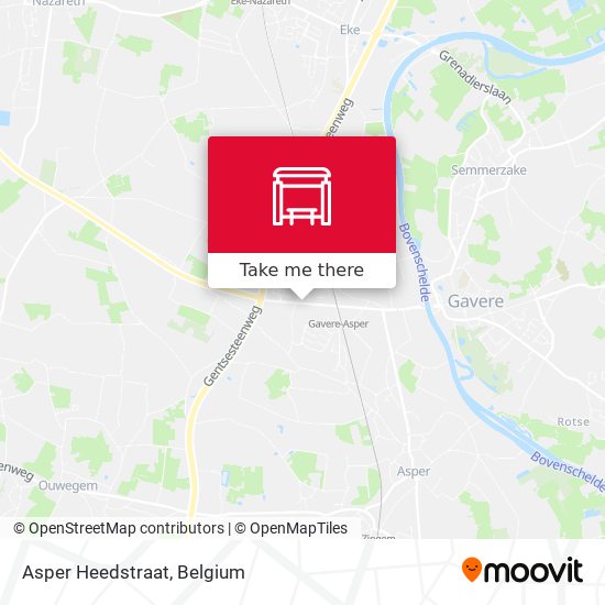 Asper Heedstraat map