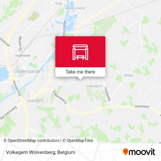 Volkegem Wolvenberg map