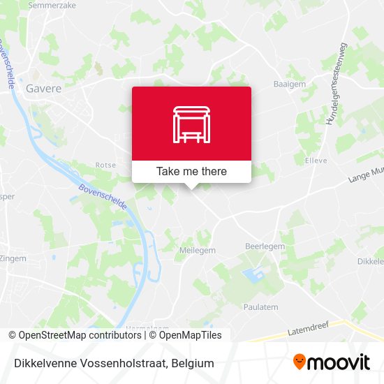 Dikkelvenne Vossenholstraat map