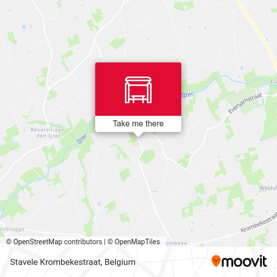 Stavele Krombekestraat plan