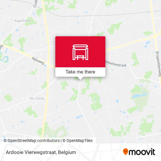 Ardooie Vierwegstraat map