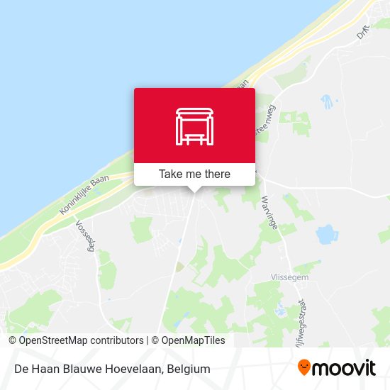 De Haan Blauwe Hoevelaan map