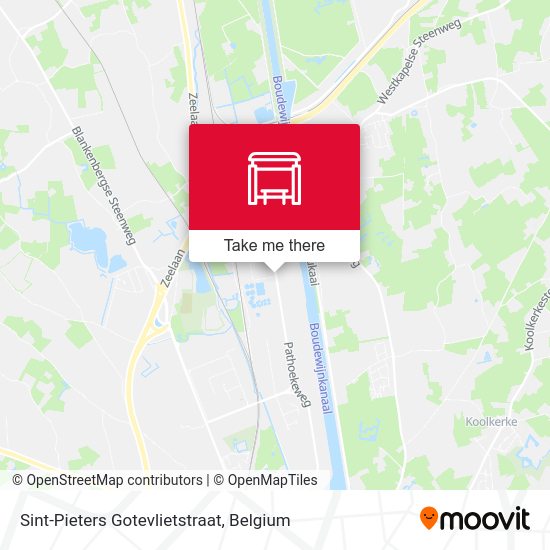 Sint-Pieters Gotevlietstraat map