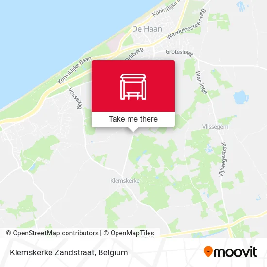Klemskerke Zandstraat map