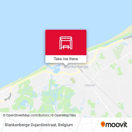 Blankenberge Dujardinstraat plan