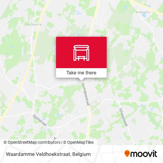 Waardamme Veldhoekstraat plan