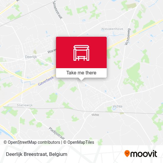 Deerlijk Breestraat plan