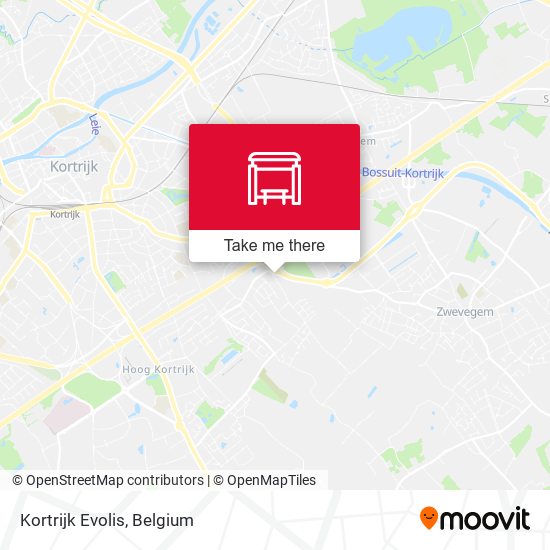 Kortrijk Evolis map