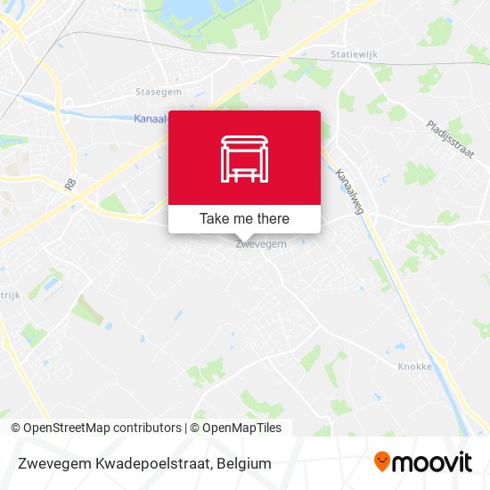 Zwevegem Kwadepoelstraat plan