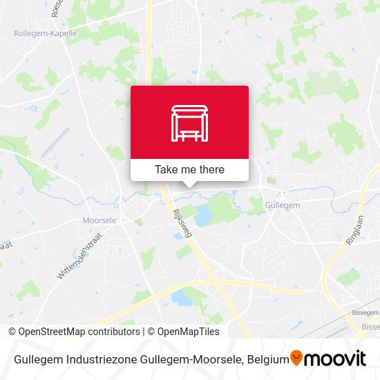 Gullegem Industriezone Gullegem-Moorsele map