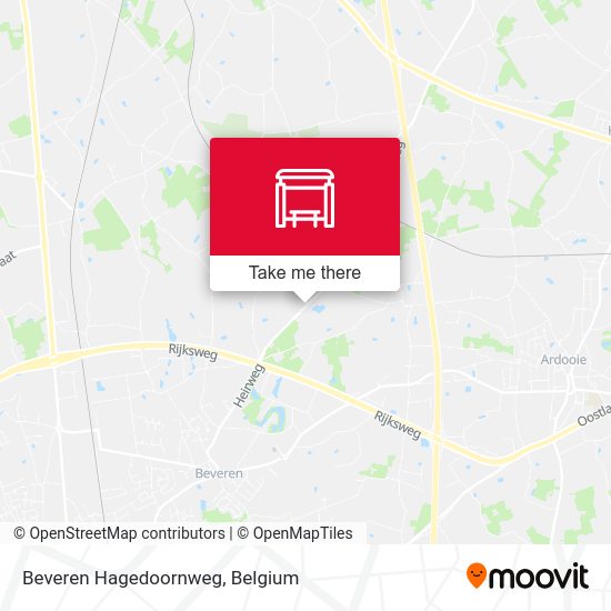 Beveren Hagedoornweg plan