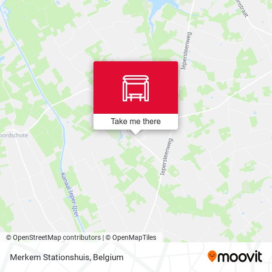 Merkem Stationshuis map