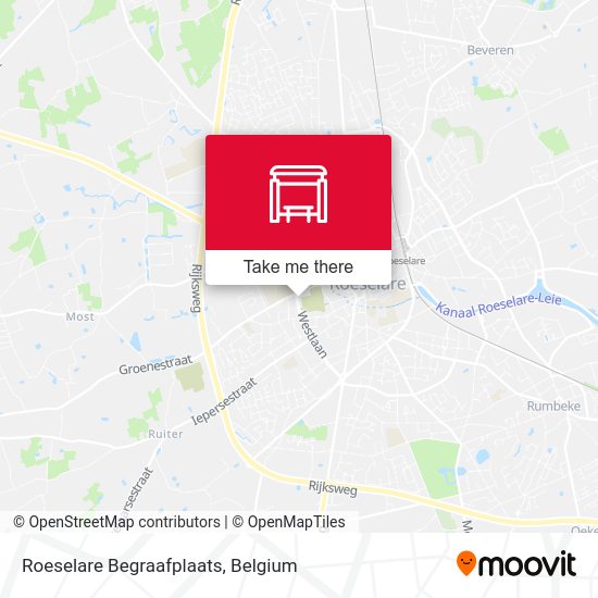 Roeselare Begraafplaats plan