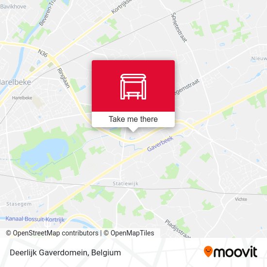 Deerlijk Gaverdomein plan