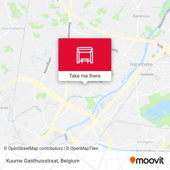 Kuurne Gasthuisstraat plan
