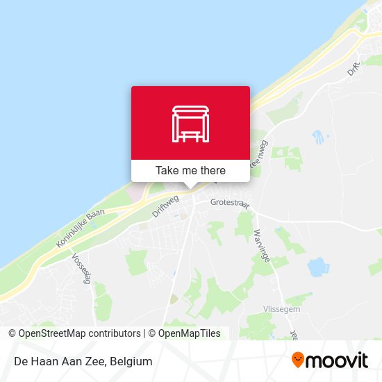 De Haan Aan Zee map