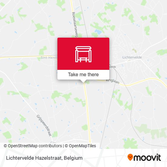 Lichtervelde Hazelstraat map