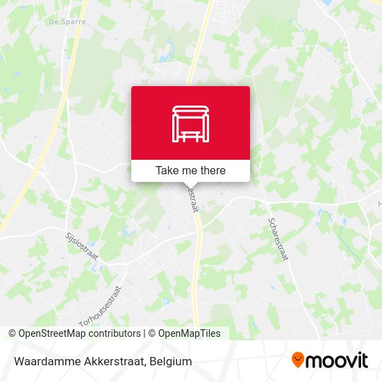 Waardamme Akkerstraat plan