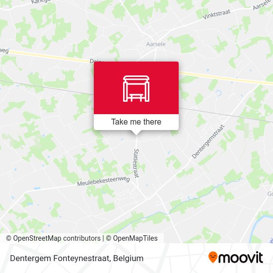 Dentergem Fonteynestraat plan