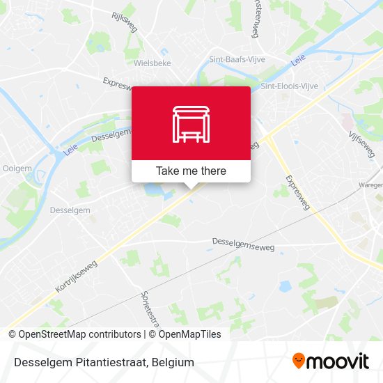 Desselgem Pitantiestraat map
