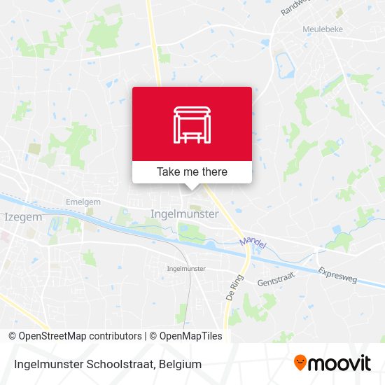 Ingelmunster Schoolstraat map