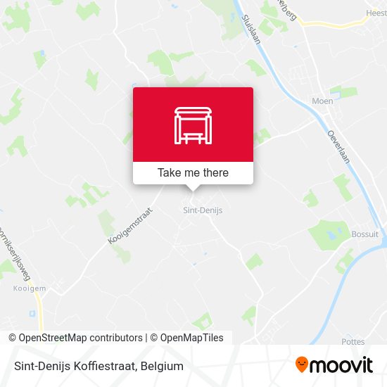 Sint-Denijs Koffiestraat map