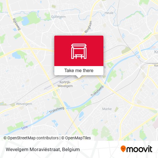 Wevelgem Moraviëstraat plan